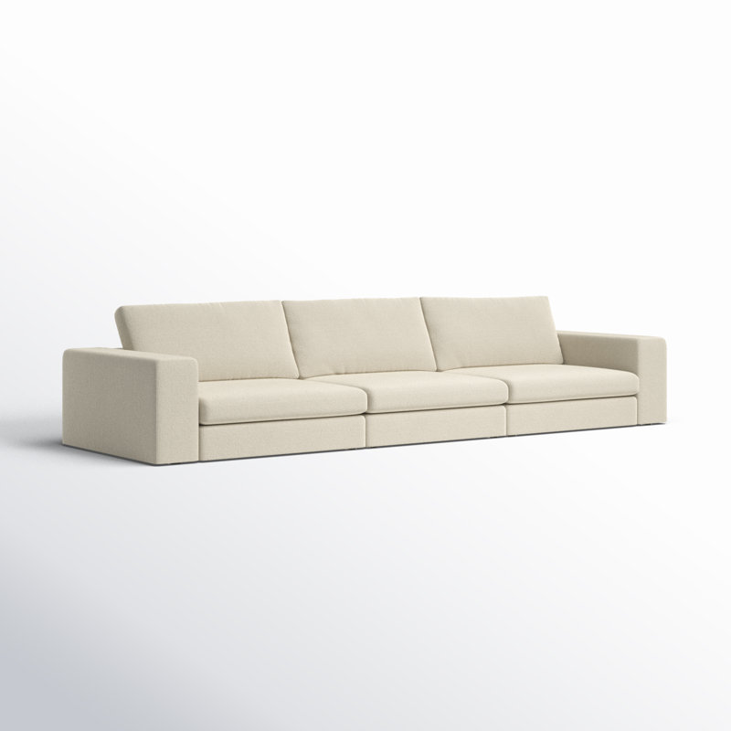 Ojai 140" Upholstered Sofa, Beige