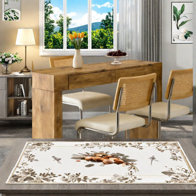 Compact Modern Dining Table Sets With Storage, Mdf Wood Design For Home Dining