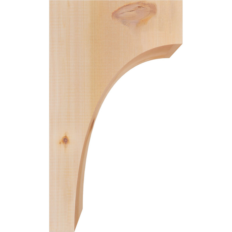 Huntington Corbel, H 20 po x l 5,5 po x P 12 po, Lisse, Cèdre rouge
