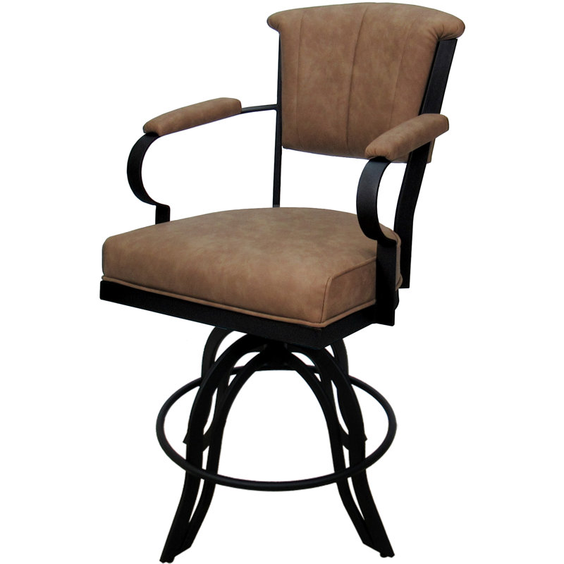Tabouret de bar Vickky, Noir