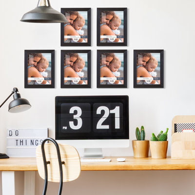 Wood Picture Frame - Set of 6