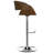 Amery Adjustable Swivel Upholstered Contemporary Bar Stool with Curved Seat and Footrest-1691496148