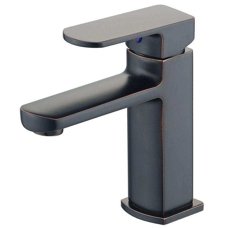Derengge Singel Hole Bathroom Sink Faucet, Oil Rubbed Bronze