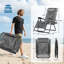 Chaises longues d'extérieur inclinables, réglables et pliables avec porte-gobelet Zero Gravity Chairs-1310141038