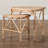 Nancee 20.9'' Tall 3 Legs Rattan End Table Set