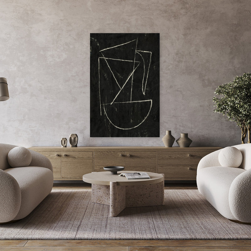 Art contemporain contemporain abstrait, H 48 po x l 32 po