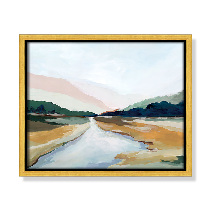 «Hope Creek Print» par Isabelle Z, Or, H 9,5 po x l 11,5 po