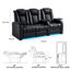 Fauteuil de cinéma inclinable Power Zero Gravity-1896313822