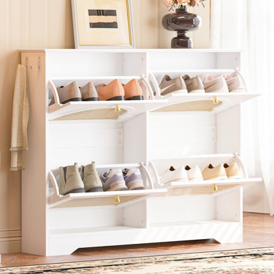12 Pair Shoe Storage Cabinet