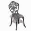 5-Piece Set Of All-Weather Cast Aluminum Dining Furniture Set With Black Frame