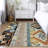 Machine Washable Indoor/Outdoor Chantille ACN1015 Black Rug-1287143716