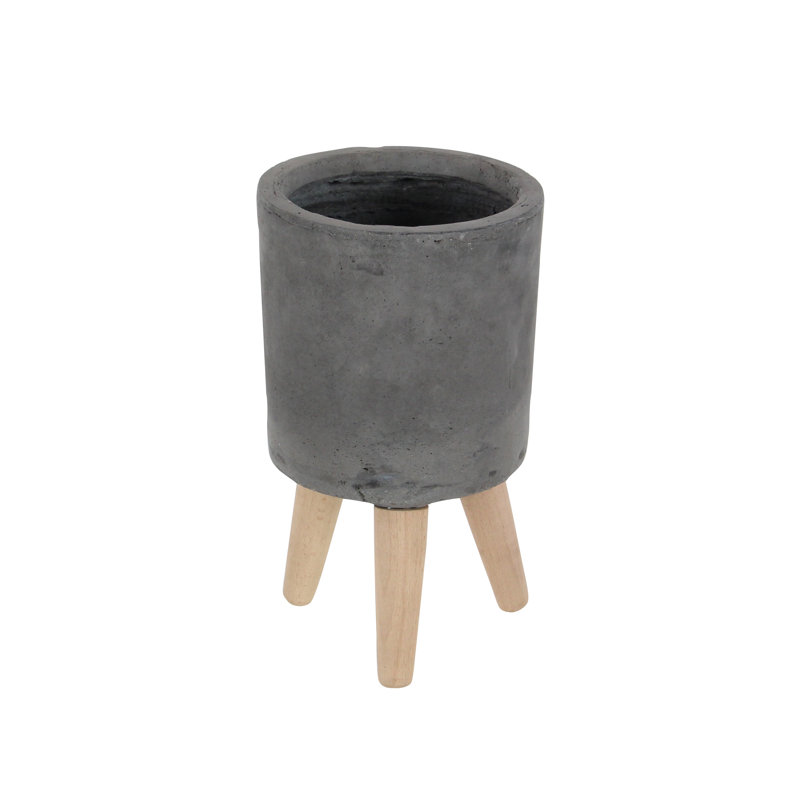 Ralph Metal Planter, Black