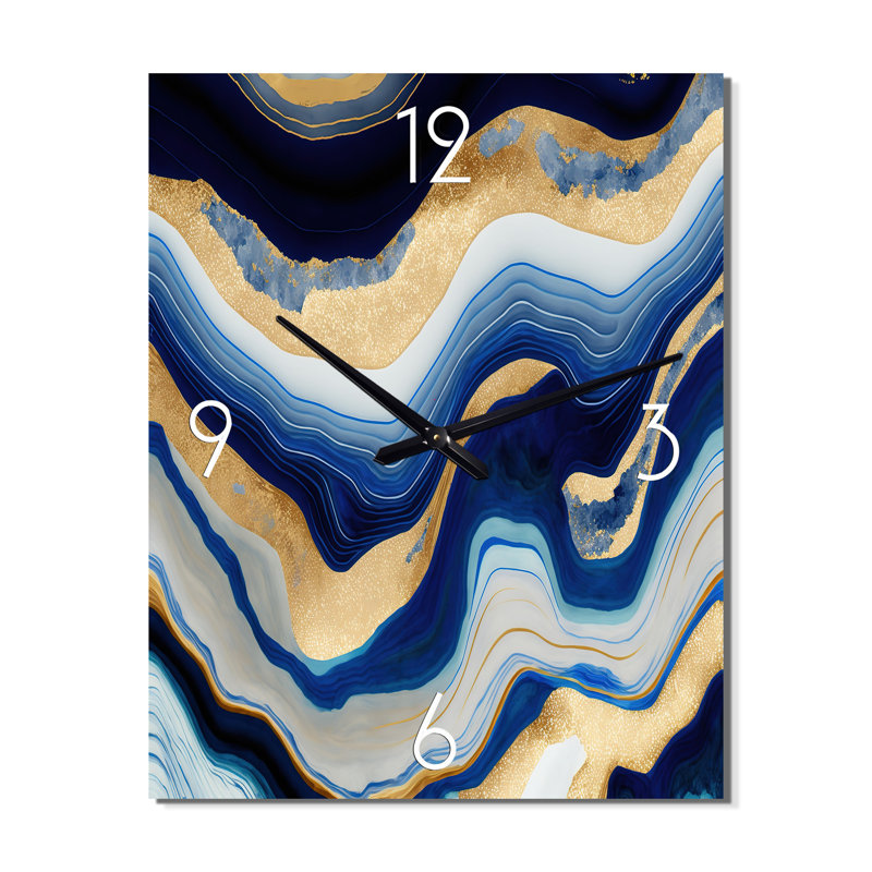 Janath - Horloge murale moderne, H 40 po x l 30 po x P 1 po