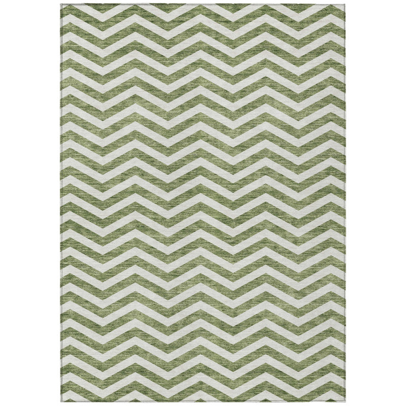 Colturo Chevron Indoor / Outdoor Rug, Rectangle 10' x 14'