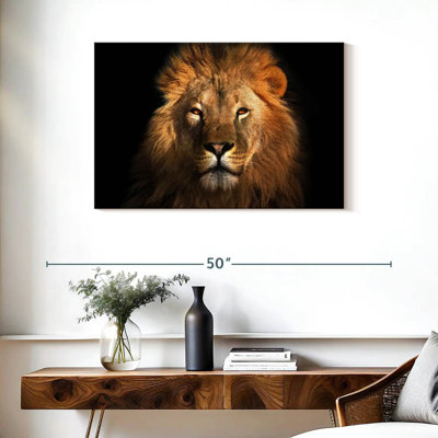 Tête de lion féroce Brampt
