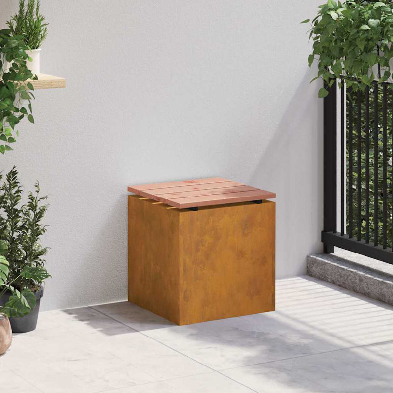 Outdoor Bench, 43cm H x 40cm W x 40cm D