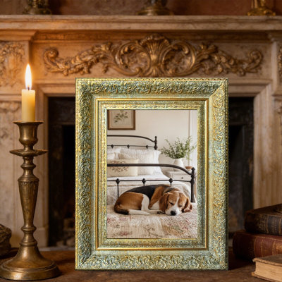 Cadre antique chaud 3 pièces 8 "x 10" doré antique avec orientation portrait ou paysage