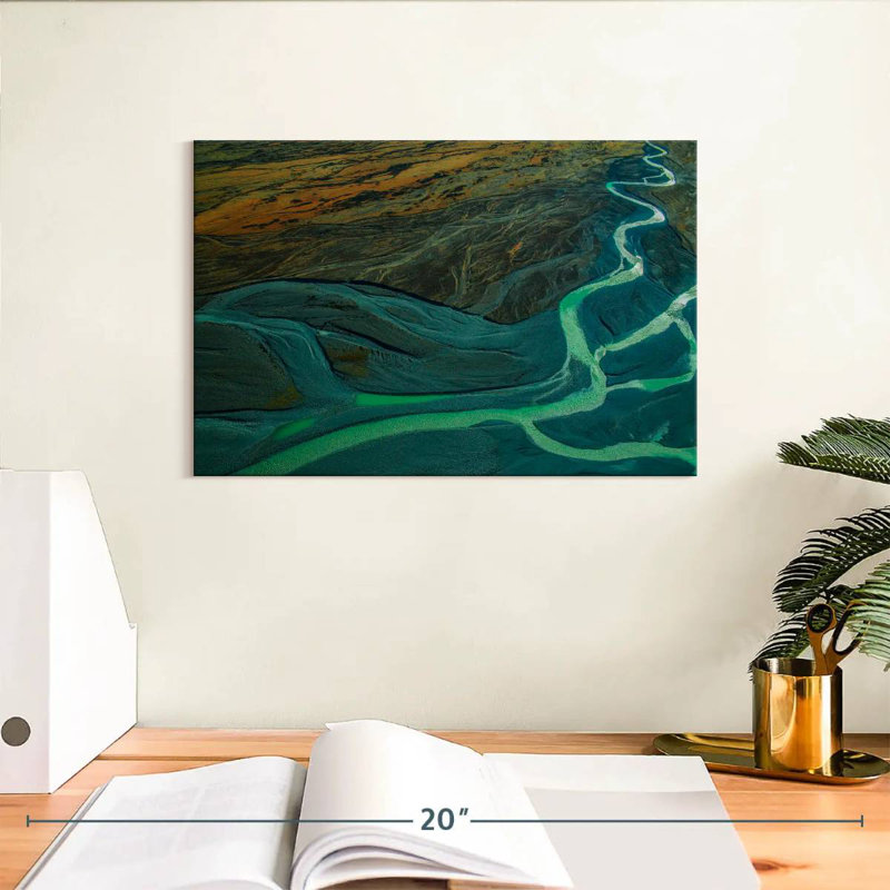 Nicci Tasman Glacial River, 8" H x 12" W