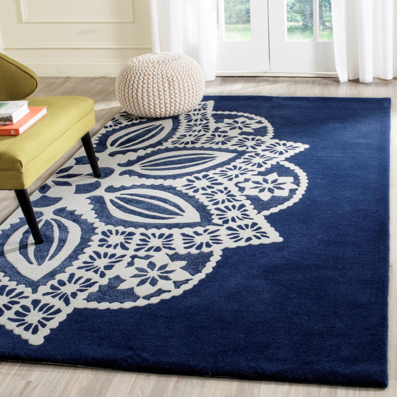 Tapis en laine touffeté à la main Bullard Alr-Allure, Rectangle 8 pi x 10 pi