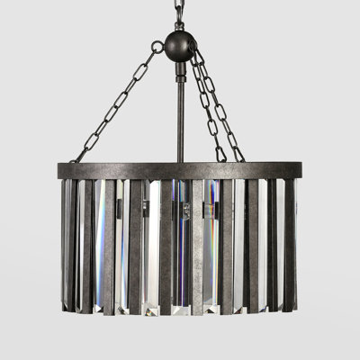 Athens 4 - Light Unique / Statement Drum Chandelier