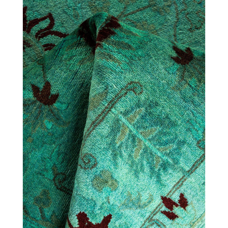 Fine Vibrance One-of-a-Kind 2' 6" X 12' 4" Hand Knotted Area Rug