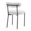 Mableton 49cm H Tufted Upholstered Metal Side Chair in White-626597582
