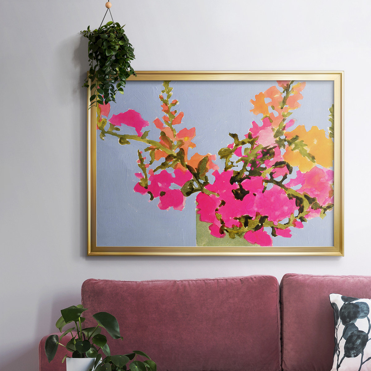Wexford Home Saturated Spring Blooms II Framed On Canvas Print | Wayfair