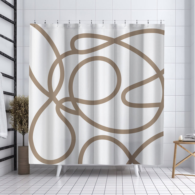 Rideau de douche Coco, Beige