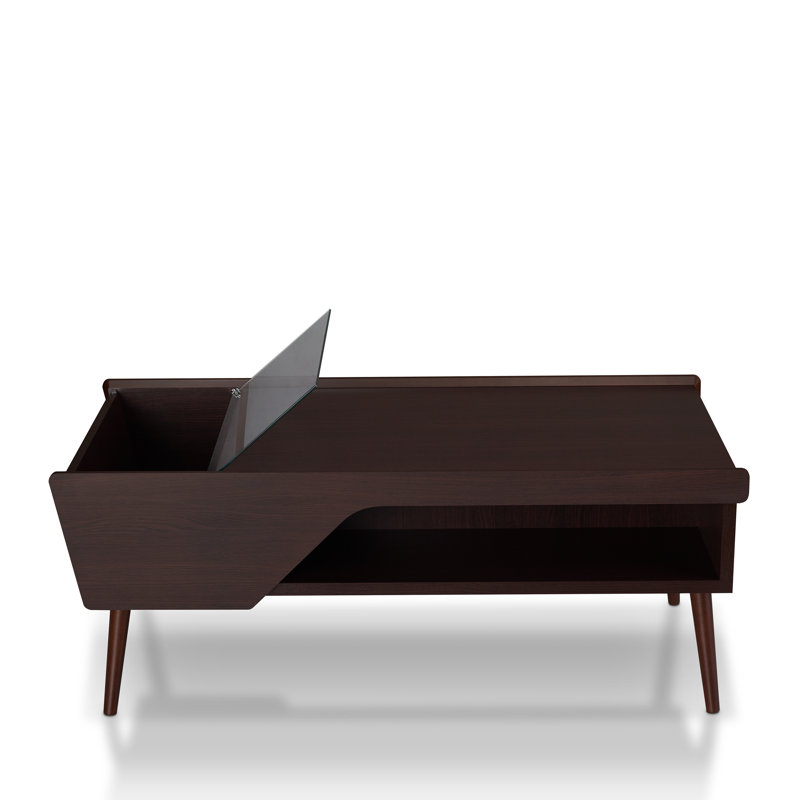 Bryanna Lift Top Four Leg Coffee Table with Storage