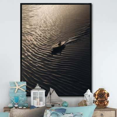 " Nautical Serenity In Black And White I "