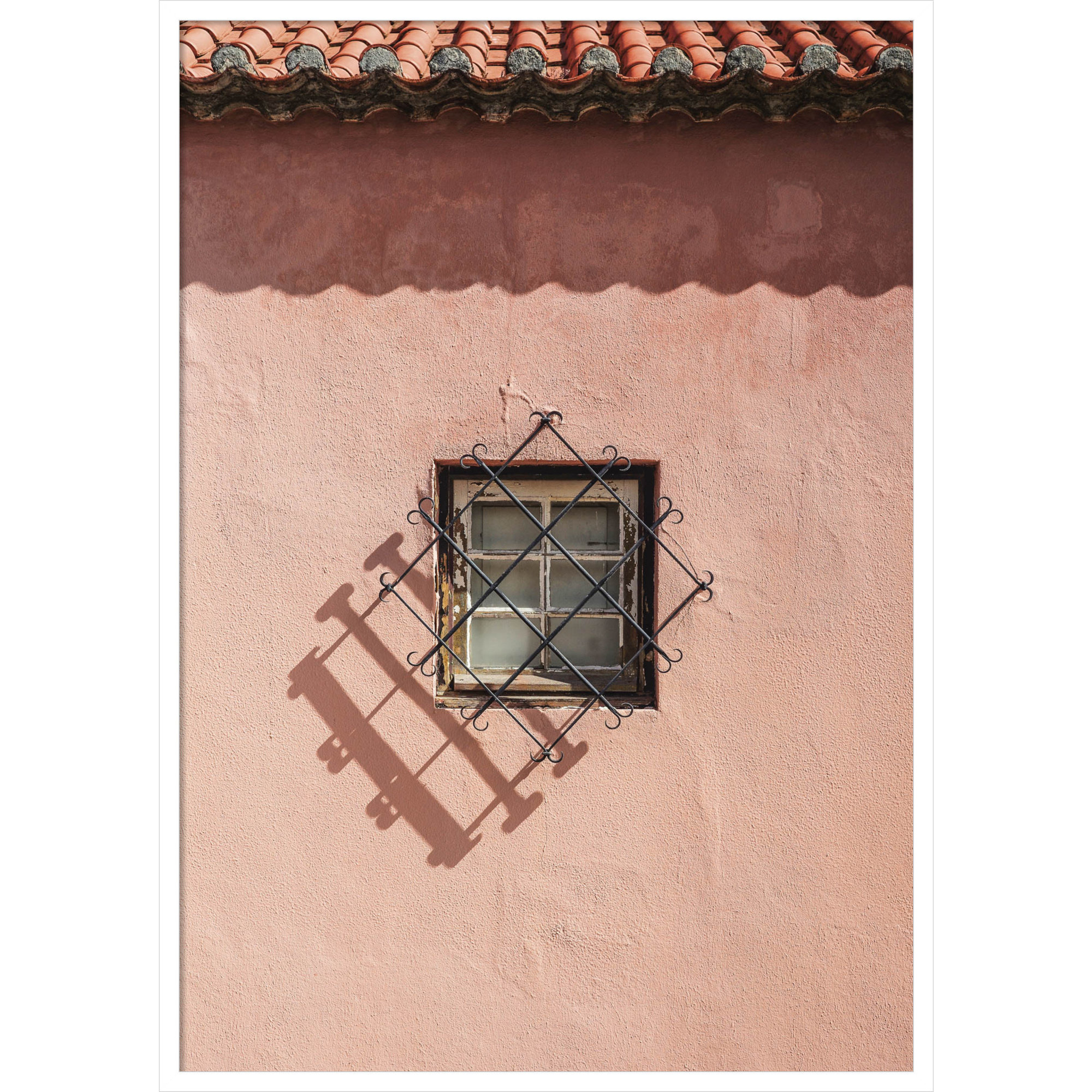 Window 02 by Shot by Clint Wood Framed Wall Art Print, 41" H x 29" W, White