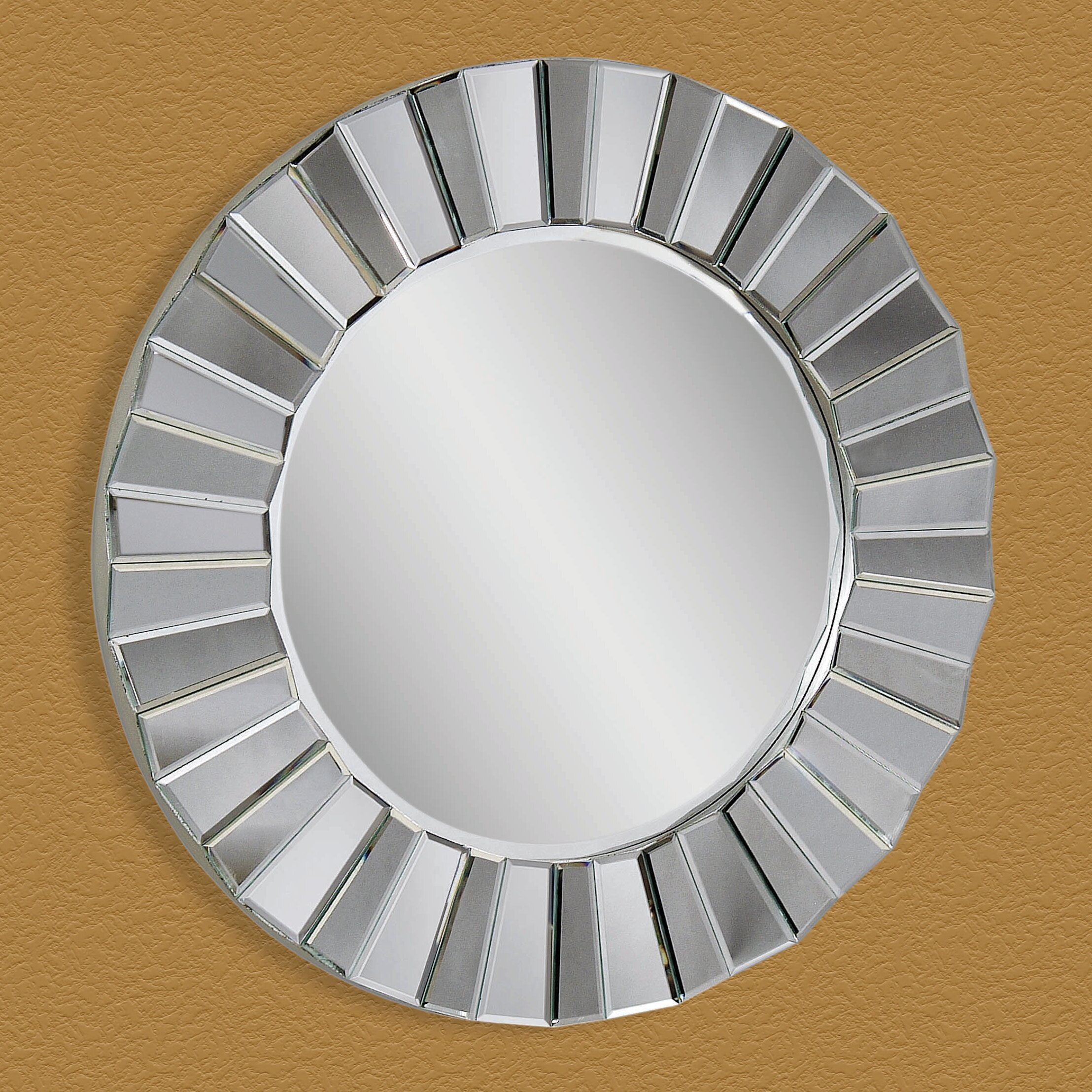 Latitude Run® Frady Pleated Edge Accent Mirror | Wayfair