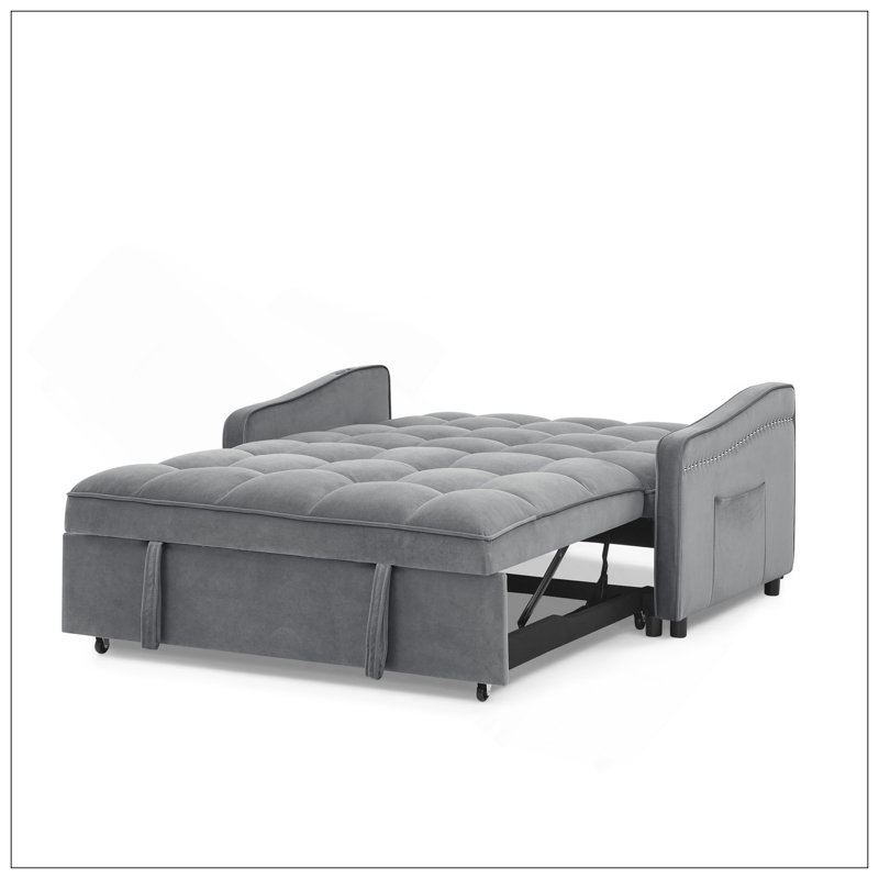 Canapé-lit avec causeuse Loveseat, Gris
