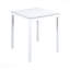 Table carrée à hauteur de comptoir pour 4 personnes