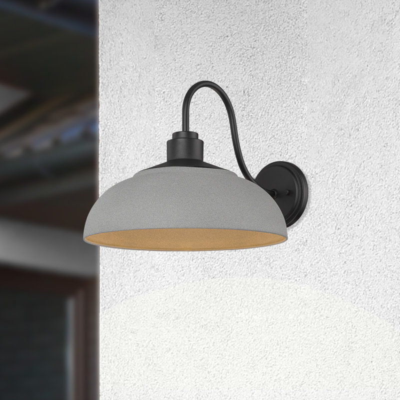 Leshae Aluminum Wall Light, Gray