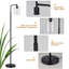 Lampe sur pied arquée 64 po Chickasha