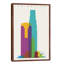 Los Angeles by Yoni Alter - Floater Frame Print on Canvas-2104246252