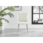 Lenworth Chrome and Glass Rectangular Dining Table Set with 6 Velvet Dining Chairs