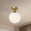 Plafonnier semi-encastré 1 lumière 7,875 po Nedra-66310672