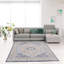 Tapis oriental bleu marine Sote-2114599893