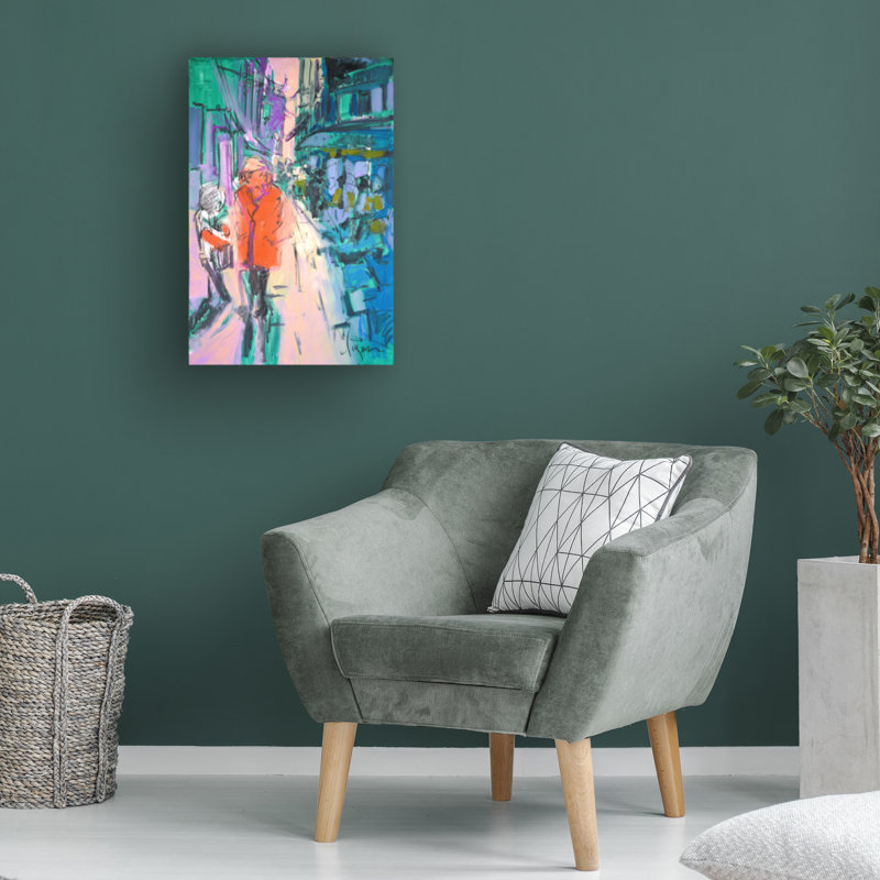 Dorothy Fagan  Encounter Canvas Art, 47" H x 30" W