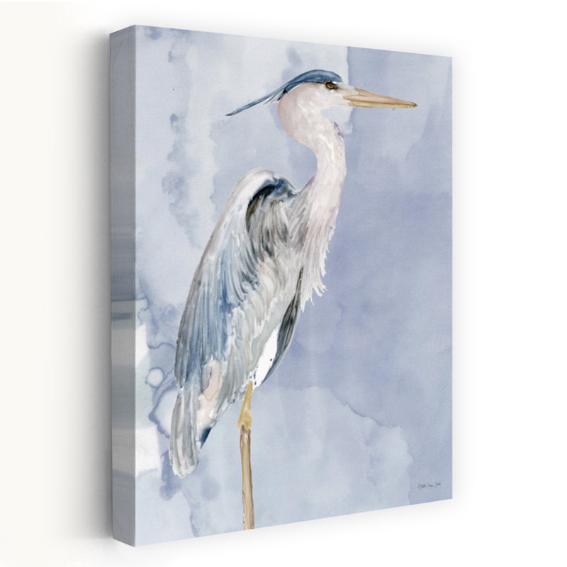 Héron 3 oiseaux, art côtier, H 24 po x l 16 po