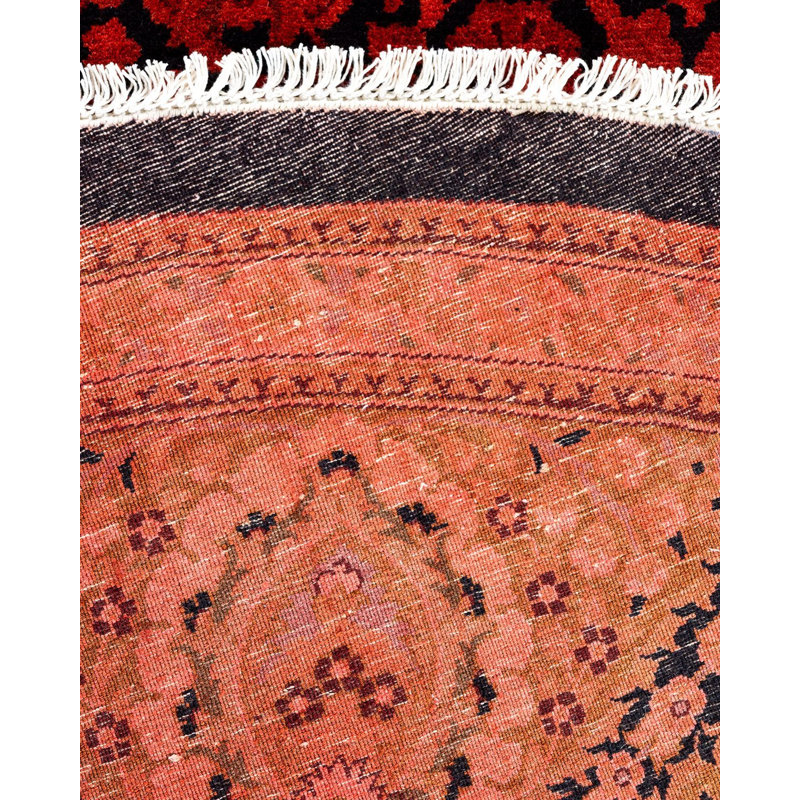 Tapis orange nouvel âge 8 pi 1 po Curstyn