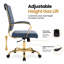Fauteuil de bureau pivotant en cuir Naudain-58177232-132200683