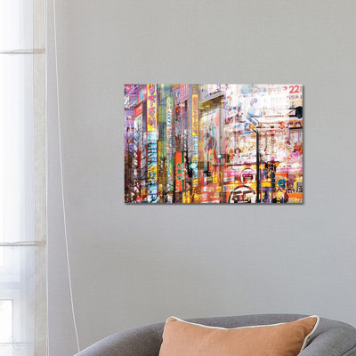 Akihabara Manga 1 Piece Wrapped Canvas Painting