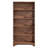 6-Tier Vintage Mid-Century Bookcase With X-Shaped Design, Durable And Stylish Storage For Home And Office