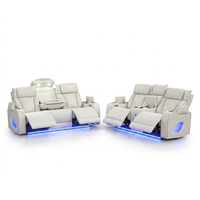 Glace 2PC Featherstone, 2 Pieces, Blanc