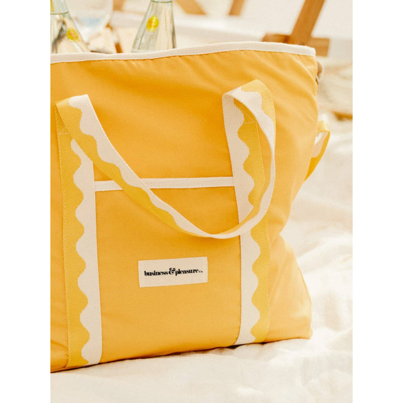 Le sac fourre-tout The Cooler, Jaune / Blanc