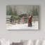  Wrapped Canvas Wall Art - Mary Miller Veazie 'Santa With Horses' Wall Art for Living Room, Bedroom, or Office Décor - 35x47-27484301