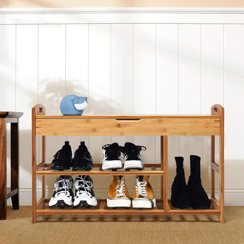 Bamboo Storage Bench
